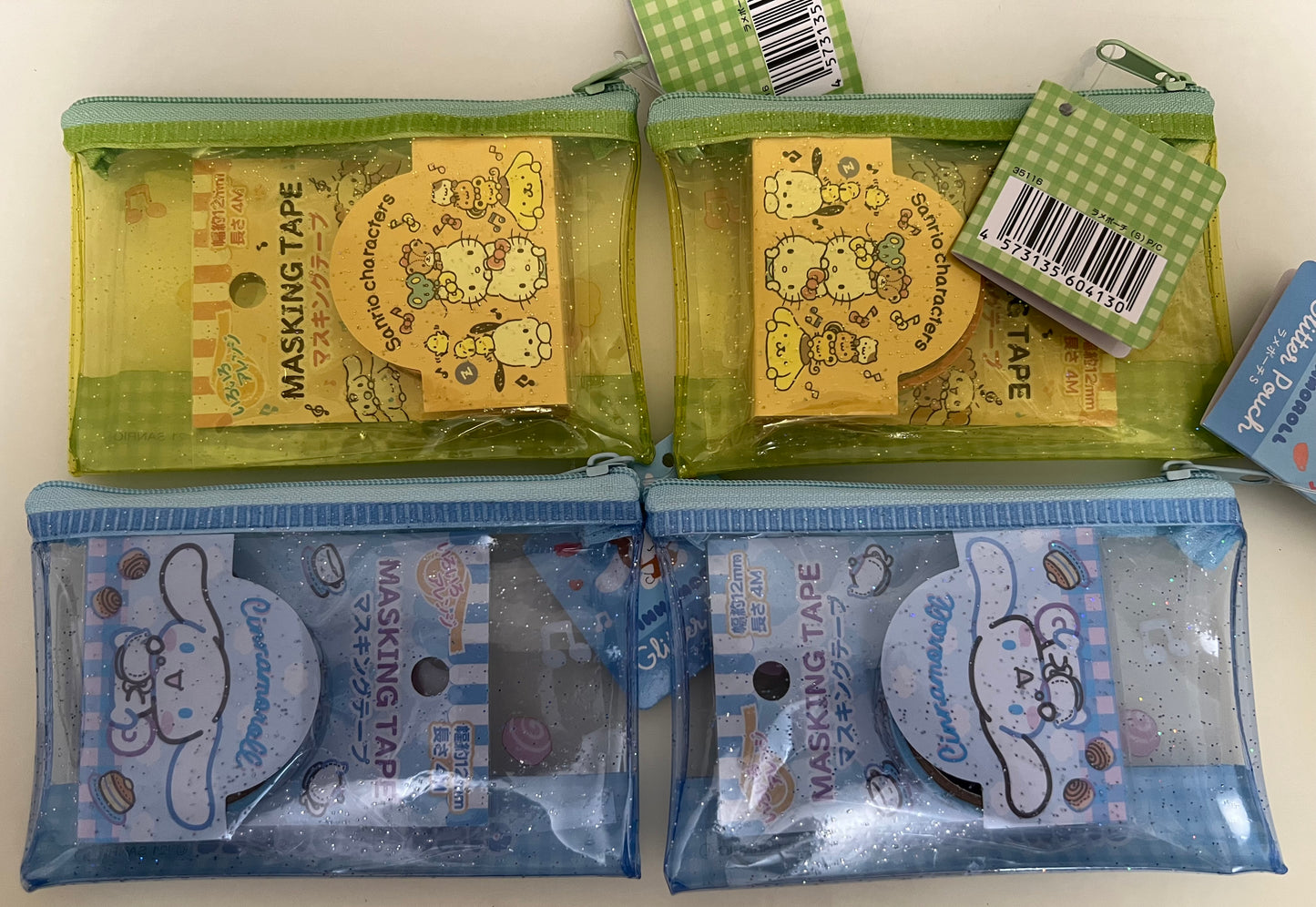 Cinnamoroll / Pochacco Glitter Pouch