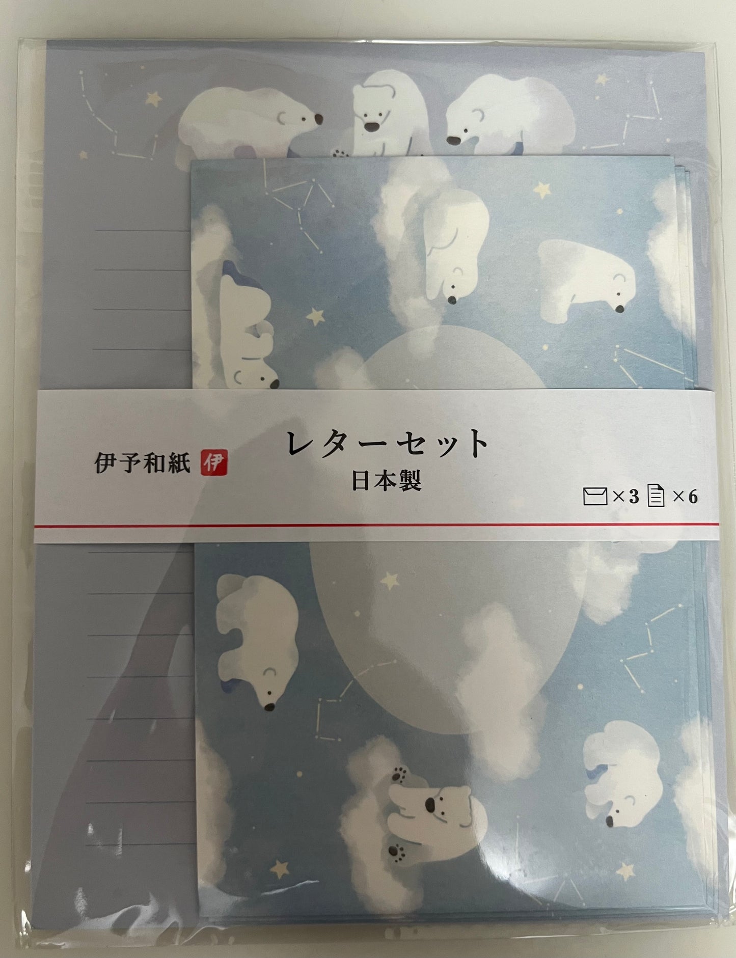 Japanese letter set collection (bear, bird, poyacco)