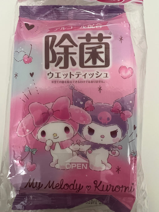 My Melody & Kuromi wet tissue