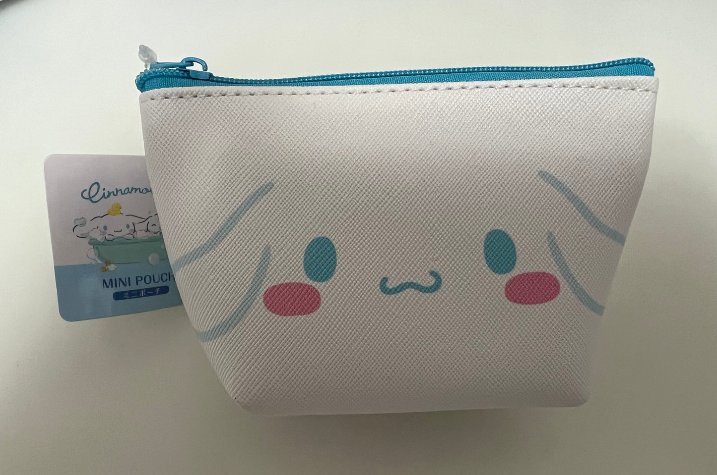 Tuxedosam / Cinnamoroll mini pouch with Ariel mirror & mini tissue set