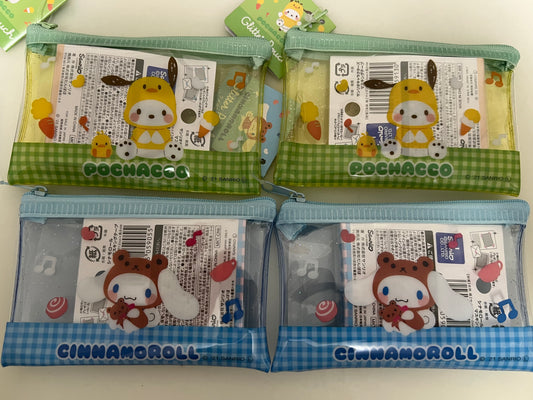 Cinnamoroll / Pochacco Glitter Pouch
