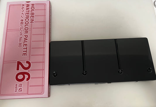 Holbein Aluminum Watercolor Palette No.80 – 26 Color Capacity