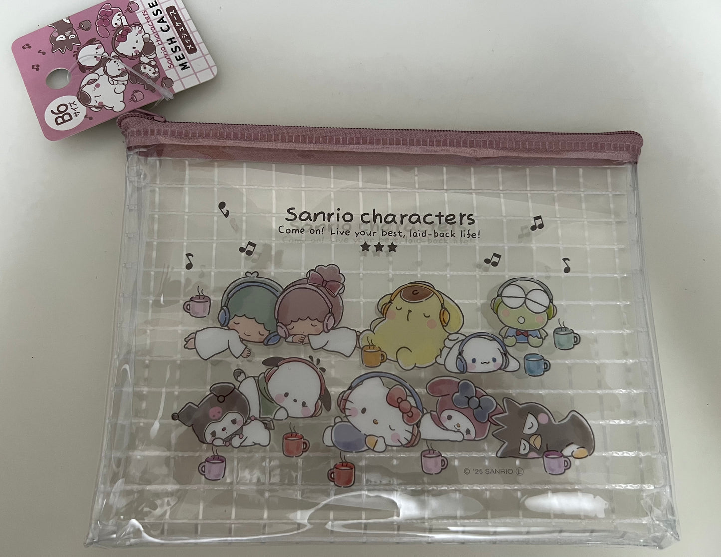 Sanrio Characters Mesh pouch