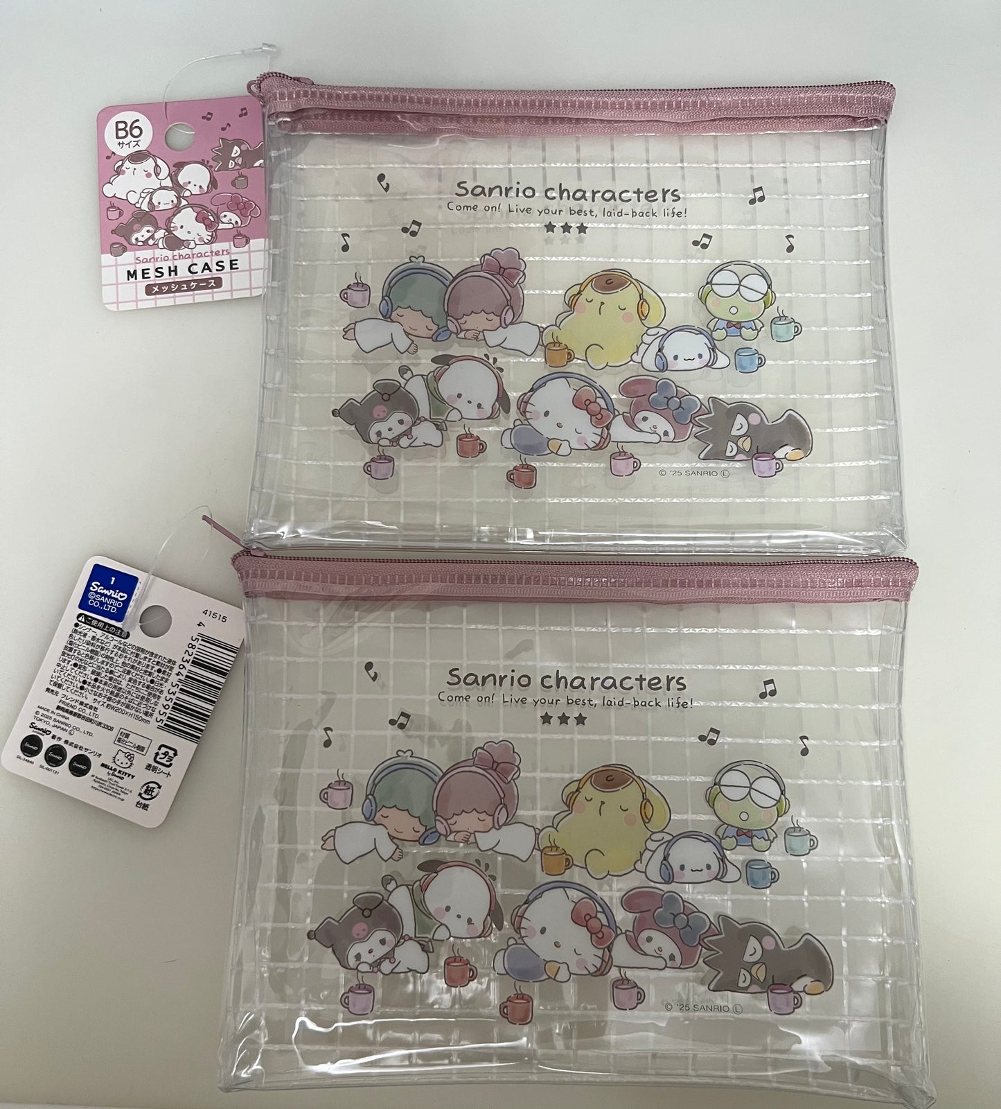 Sanrio Characters Mesh pouch