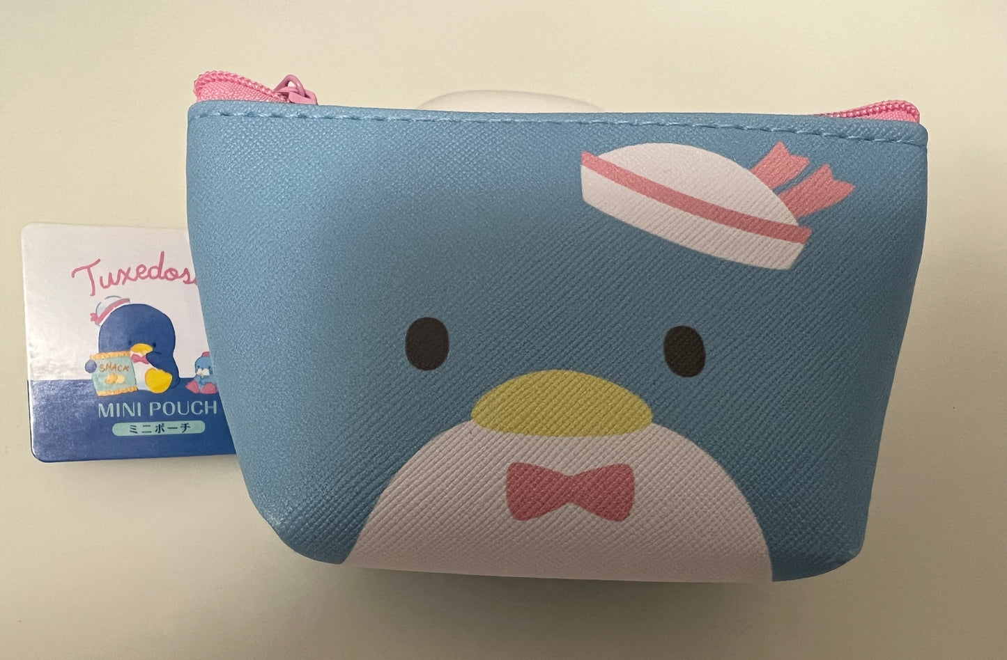 Tuxedosam / Cinnamoroll mini pouch with Ariel mirror & mini tissue set