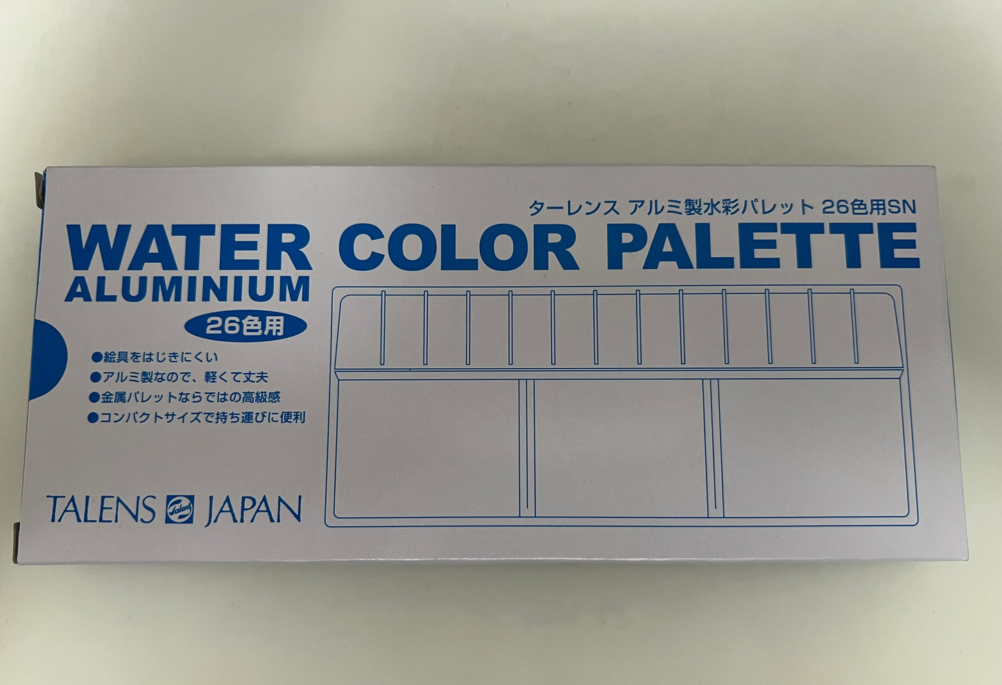 Talens Aluminum Watercolor Palette – 26 Color Capacity