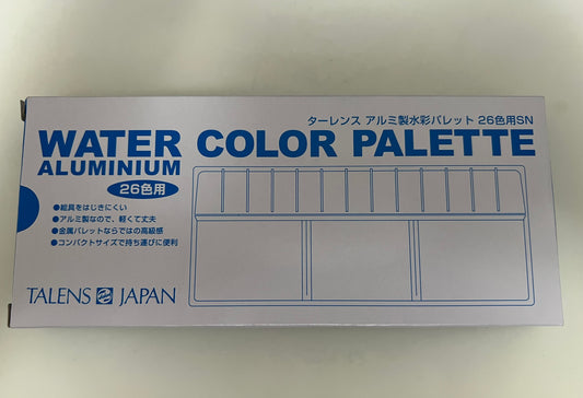 Talens Aluminum Watercolor Palette – 26 Color Capacity