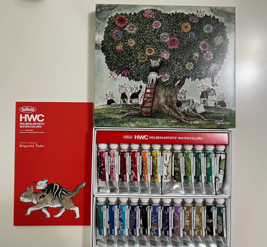 Holbein x Yuko Higuchi Limited Edition Watercolor Set (24 Colors) | Ships from Toronto, Canada