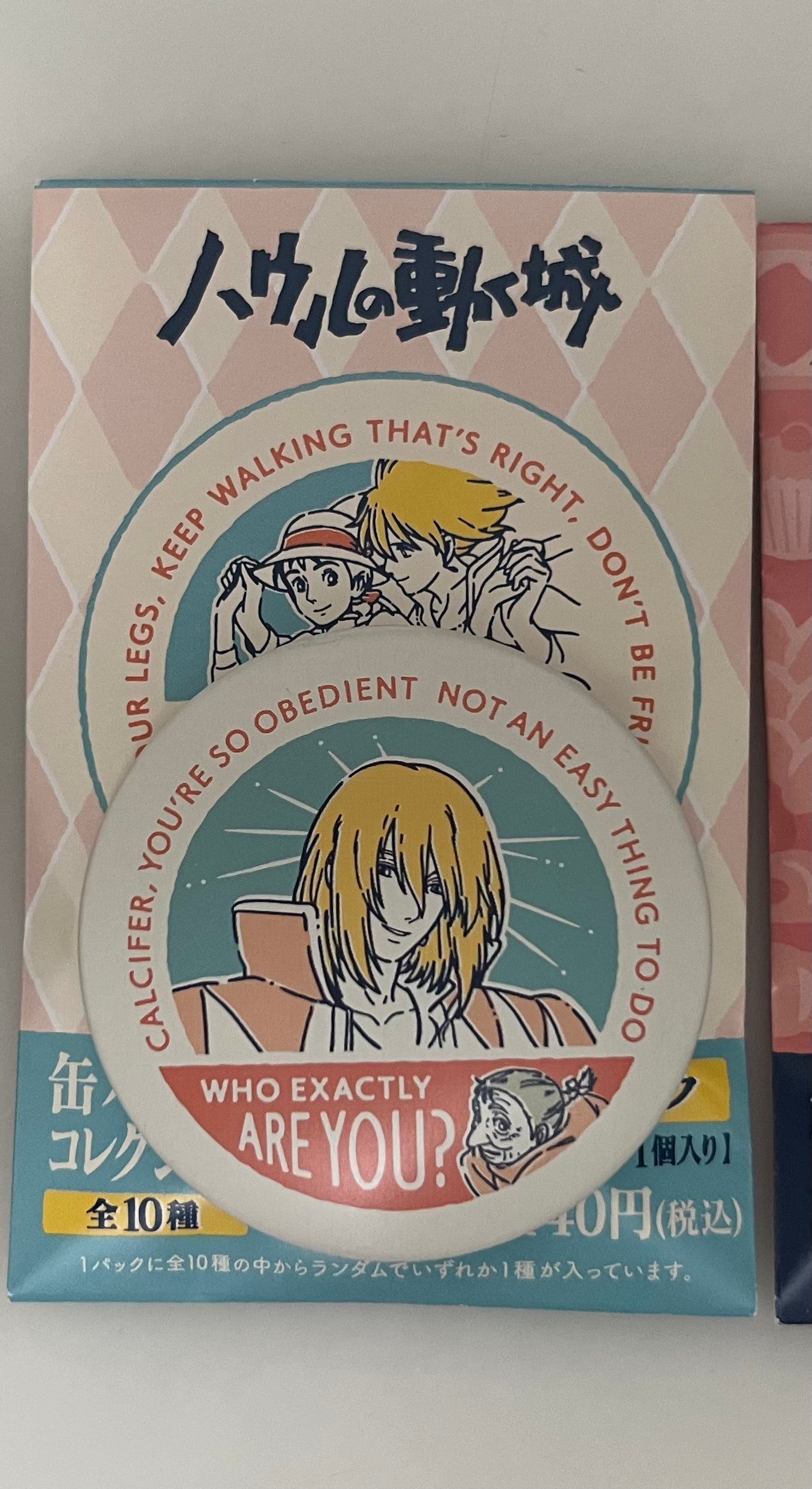 Studio Ghibli Mystery Pin Button (Opened to Check Design)